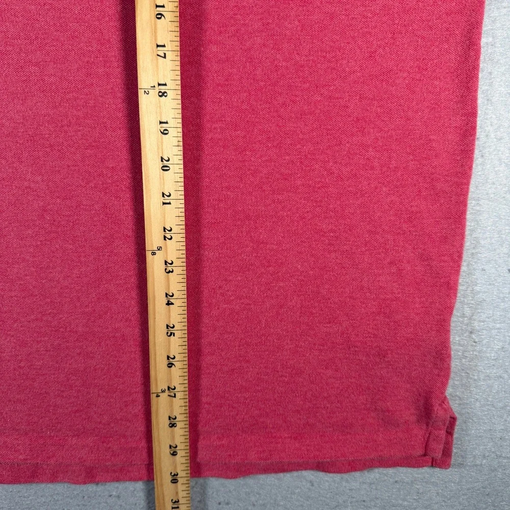 Polo Ralph Lauren Mens XXL Custom Slim Fit Short Sleeve Polo Shirt‎ Pink Preppy